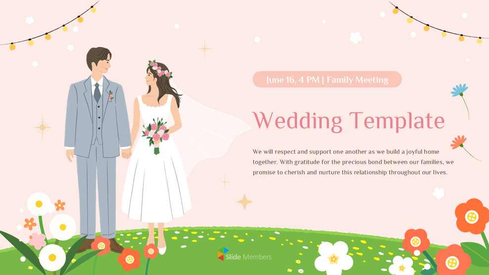 PowerPoint-Vorlage für Hochzeiten – Verlobungs- und Familienvorstellungsdeck PowerPoint-Designvorlagen_01