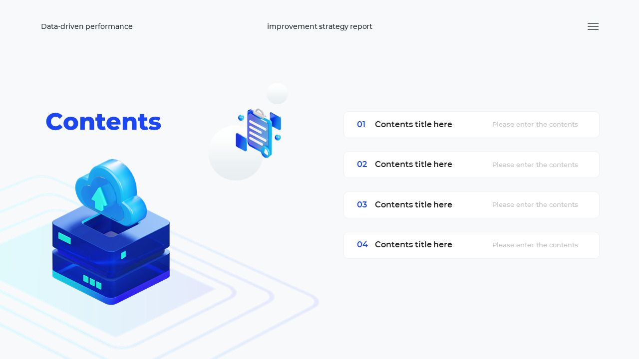 PowerPoint Template for Data-Driven Performance Reports Best PowerPoint Presentations_02