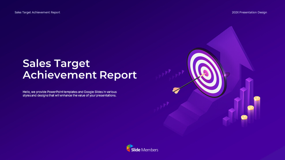 Sales Target Achievement Report PPT slides presentation_01