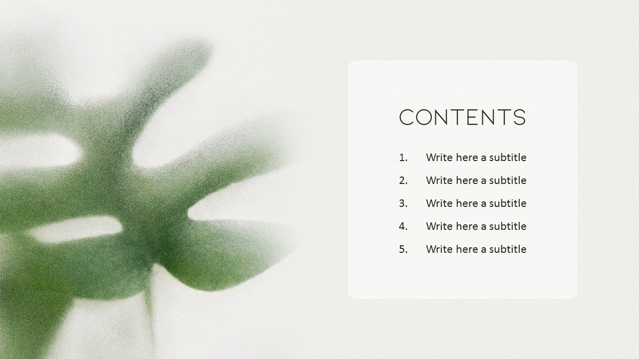 Multi-Purpose Greenery Presentation PPT PPT Model_02