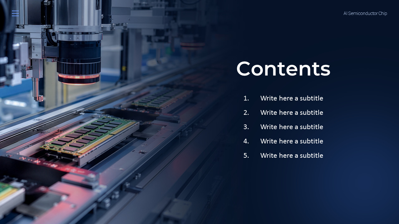 PowerPoint Template for AI Semiconductor Industry Overview template ppt_02