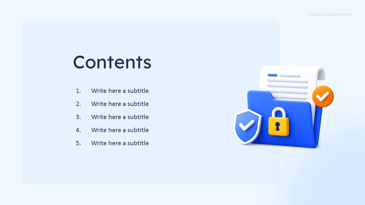 Privacy Policy Guide PowerPoint Template for GDPR Data Compliance Briefings PPT Presentation_02