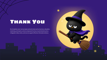 PowerPoint-Vorlage für Halloween-Veranstaltungsplanung | Gruseliges Design in Lila & Kürbisorange PPT-Präsentation skizzieren_06
