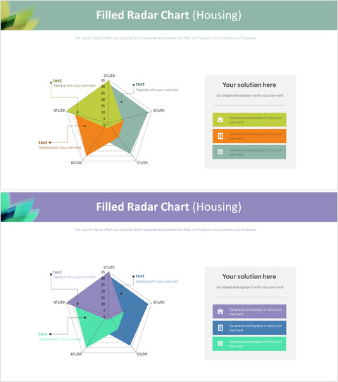 填充雷达图（房屋）_4 slides