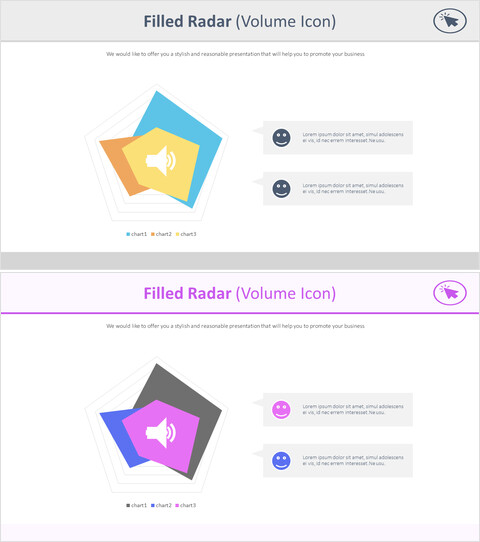 radar pieno (icona del volume)_4 slides