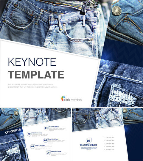 牛仔牛仔裤 - 主题演示免费下载_6 slides