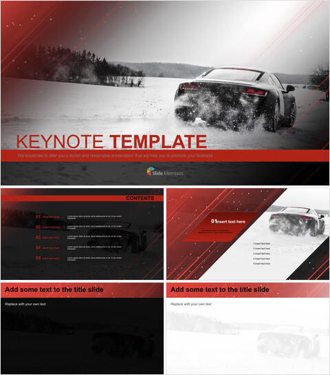 Free keynote - Vehicle over Snow_6 slides