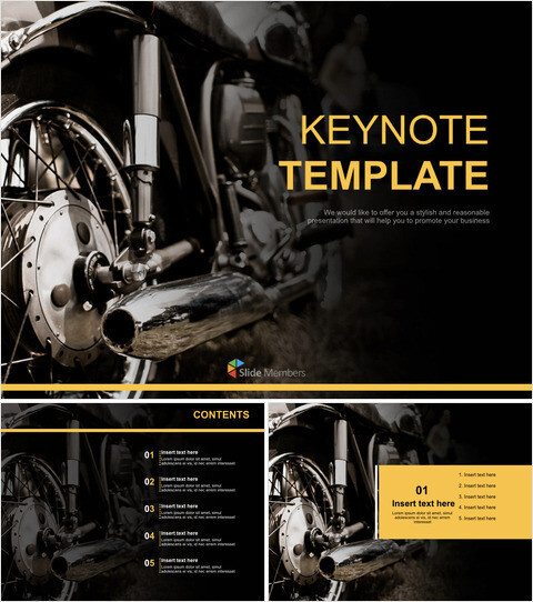 免费主题演示模板设计 - 汽车发动机_6 slides