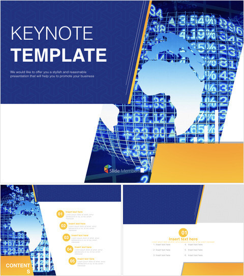 免费演示模板 - 国际股票市场_6 slides