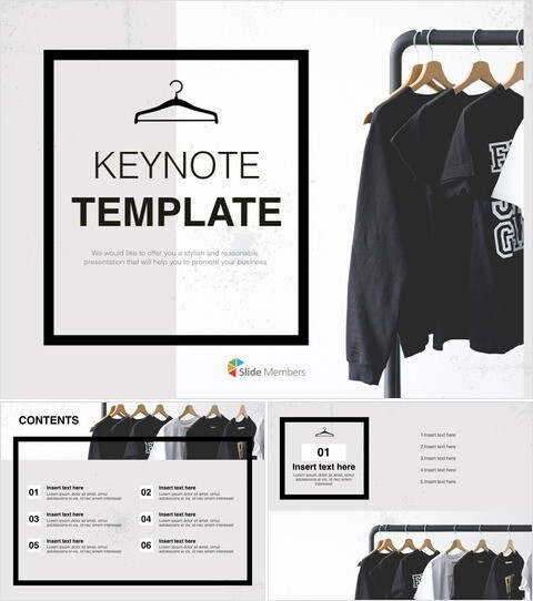 衣架 - 免费演示模板_6 slides