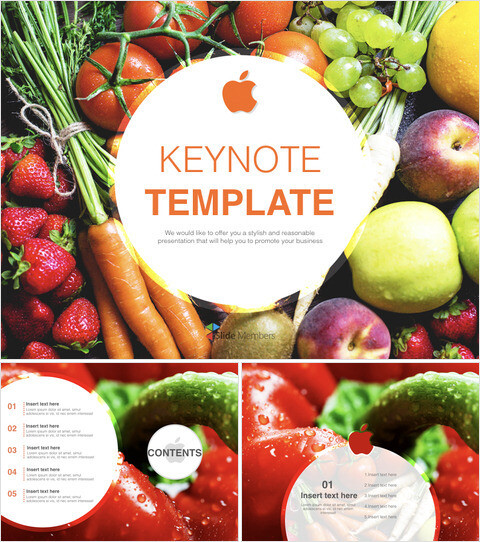 건강하고 다채로운 야채 - 무료 키노트_6 slides