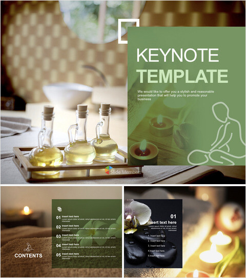 Download gratuito di modelli keynote - Massaggio Aromatico Benessere_6 slides
