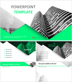 Grattacielo - Modelli di PowerPoint gratuiti_6 slides