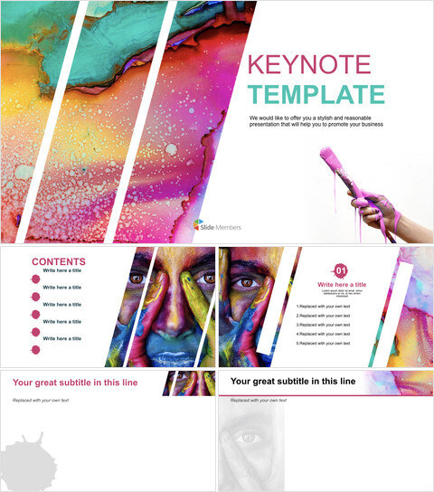 Art - PowerPoint Template Free