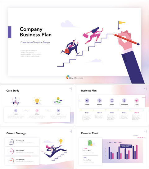 Company Business Plan report PPTX Keynote_15 slides