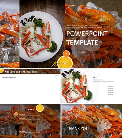 Free Business Google Slides Templates - Snow Crab_6 slides