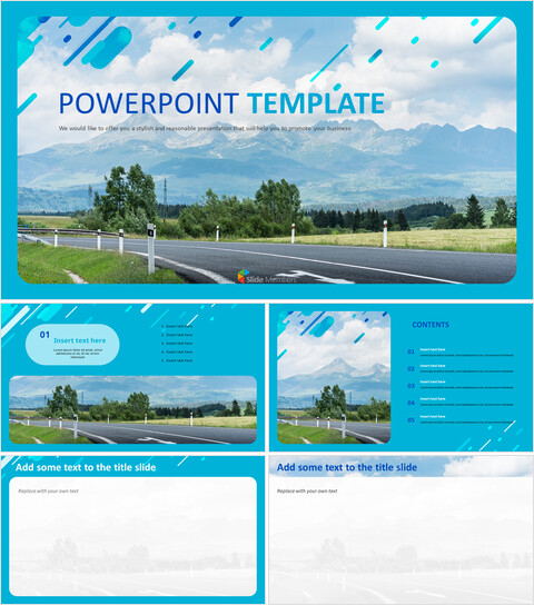 Free Google Slides Templates - Highway on a Chill Weekend_6 slides