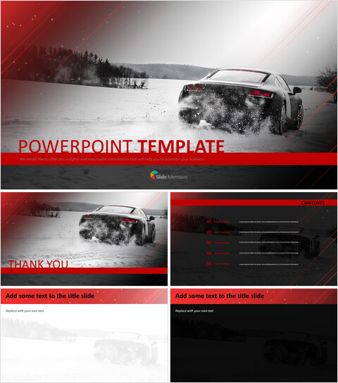 Free Google Slides themes - Vehicle over Snow_6 slides