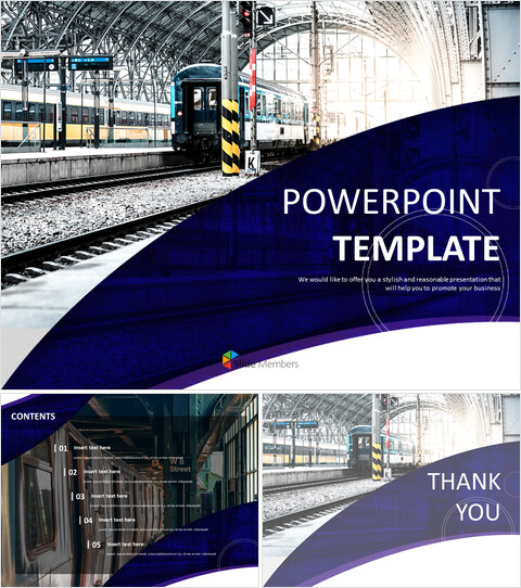 Vecchia stazione ferroviaria - Modelli di diapositive google professionali gratuiti_6 slides