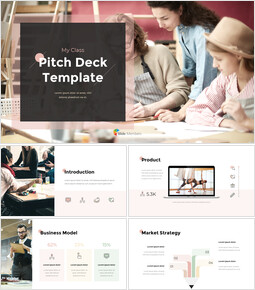 Diapositivas animadas de la presentación de PowerPoint de Class Pitch Deck_15 slides