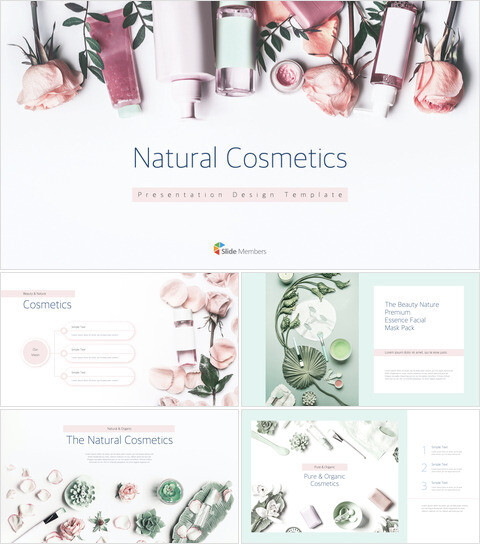 Cosmétique Naturel Modèle de keynote ultime_41 slides