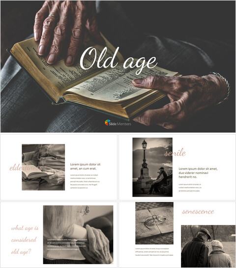 Old Age Google PowerPoint Slides_40 slides