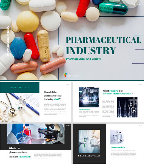 Pharmaceutical Industry Interactive PPT_40 slides