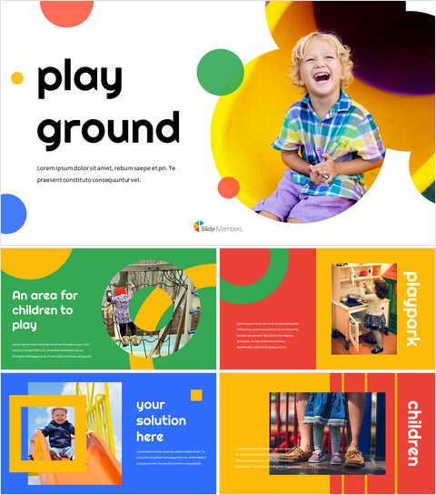 Spielplatz Google Text & Tabellen PowerPoint_41 slides