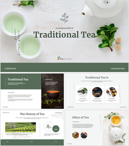 Traditioneller Tee Google Slides Template Design_40 slides