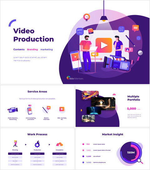 Video Production Group Pitch Deck Google Slides Themes for Presentations_13 slides