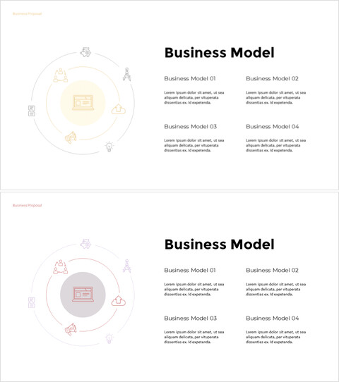 Modelo de negocio de una sola cubierta gratis_2 slides