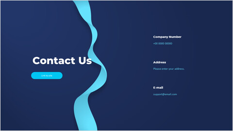 联系我们 简单的甲板_2 slides