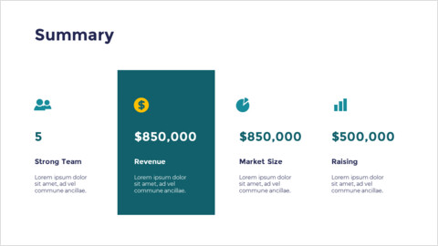 Summary Simple Slide_2 slides