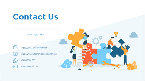 Contact Us Template Layout_2 slides