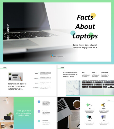 Facts about Laptop Business Presentation PPT_40 slides