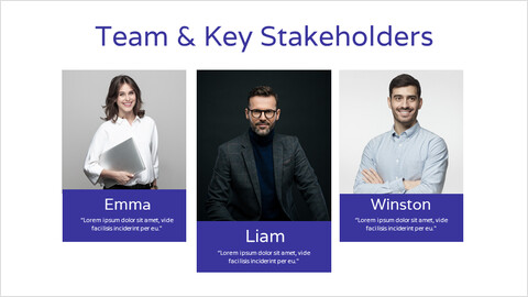 Team & Key stakeholders Template_2 slides
