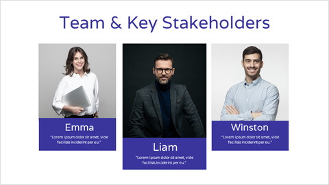 Team & Key Stakeholders Template_2 slides