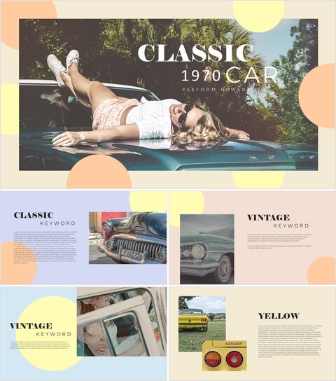 1970 Classic car Theme PT Templates_40 slides