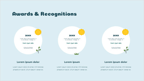 Awards & Recognitions Templates_2 slides