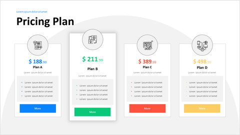 Plan de precios de TI Diseño PPT_1 slides