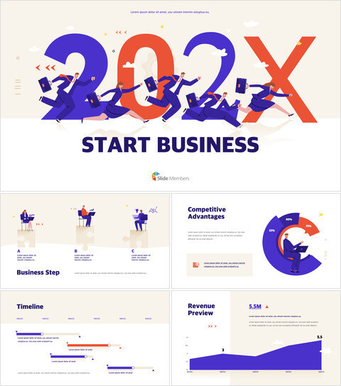 2023 Start Business Template keynote Design_13 slides