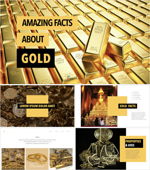 Amazing Facts about Gold Keynote_40 slides