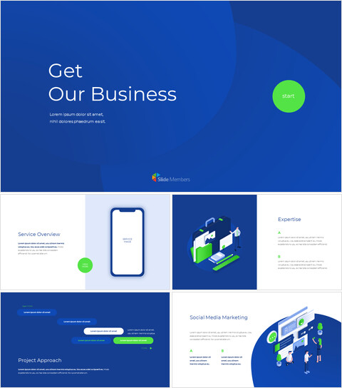 Get Our business Pitch Deck pitch presentation template_15 slides