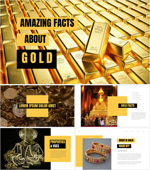 Amazing Facts about Gold Google Slides Presentation_40 slides