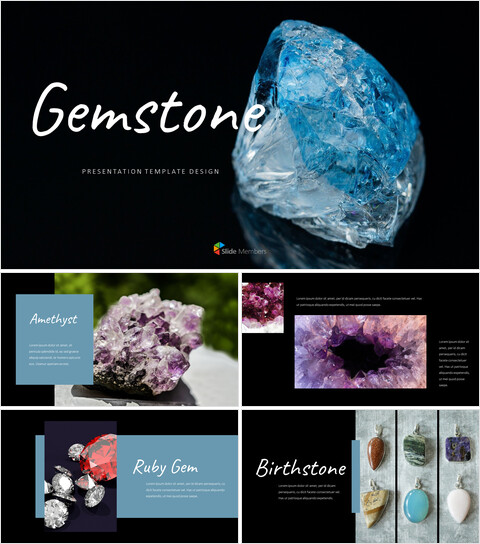 Beautiful Gemstone Google Slides Interactive_40 slides