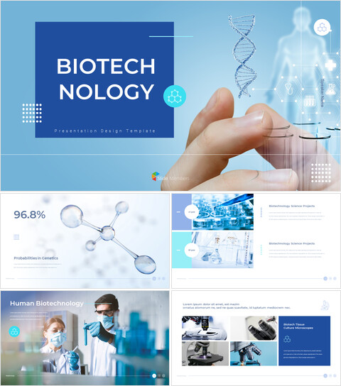 生物技术 谷歌幻灯片模板为您的下一次演示_50 slides