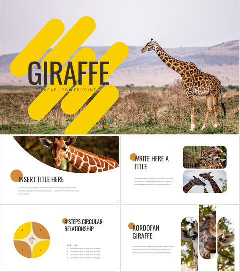 Giraffe Beste Google Slides_40 slides