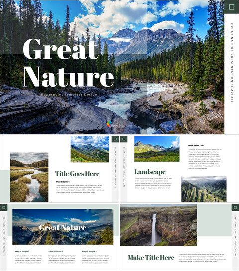 Great Nature Google Slides Template Diagrams Design_40 slides