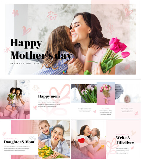 Happy mothers day Simple Slides Design_50 slides