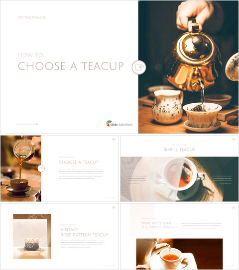 Comment choisir une tasse de thé Google Slides pour mac_40 slides